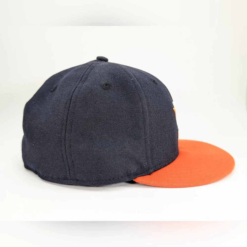 Houston Astros New Era 59fifty Fitted‎ Cap Size 7 3/8 MLB Auth. Collection